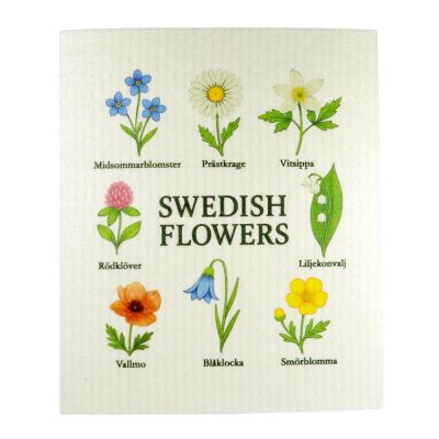 Mellow Design - Tiskirätti 17x20 cm Swedish Flowers