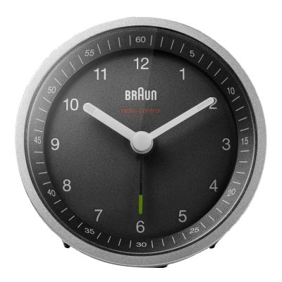 Braun - Herätyskello DCF 8 cm Hopea/Musta