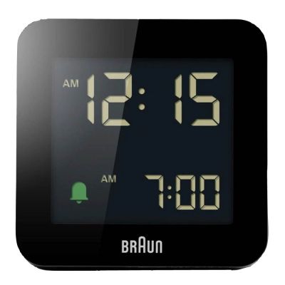 Braun - Digitaalinen Herätyskello 7,6 cm Musta