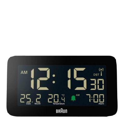 Braun - Digitaalinen Herätyskello 13,5 cm Musta