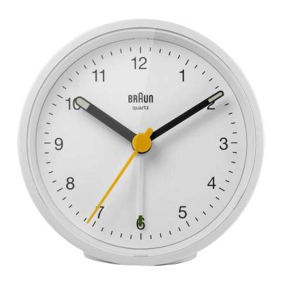 Braun - Herätyskello 7,5 cm Valkoinen
