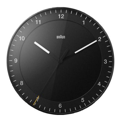 Braun - Seinäkello Ø 30 cm Musta