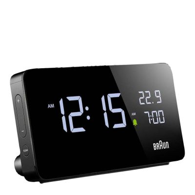 Braun - Digitaalinen Herätyskello 14 cm Musta