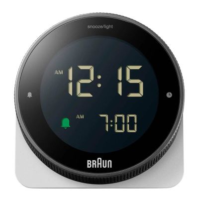 Braun - Digitaalinen Herätyskello 8 cm Valkoinen