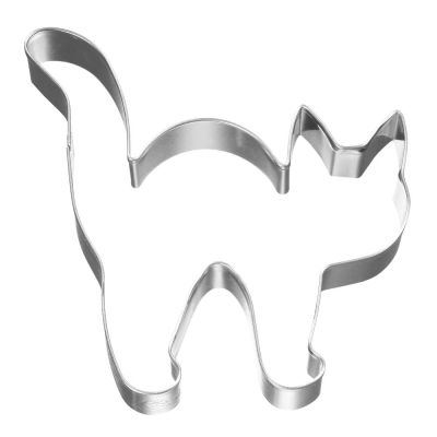 Birkmann - Cookie Cutters Piparkakkumuotti halloweenkissa 8 cm Ruostumaton teräs
