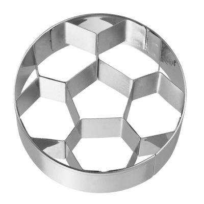 Birkmann - Cookie Cutters Piparkakkumuotti jalkapallo 6,5 cm ruostumatonta terästä