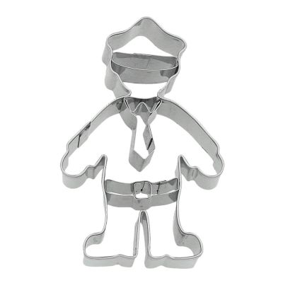 Birkmann - Cookie Cutters piparkakkumuotti poliisi 8 cm Ruostumaton teräs