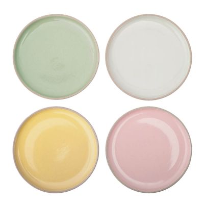 Jamie Oliver - Big Love Lautanen 19 cm 4 kpl Roosa/Valkoinen/Vihreä/Keltainen