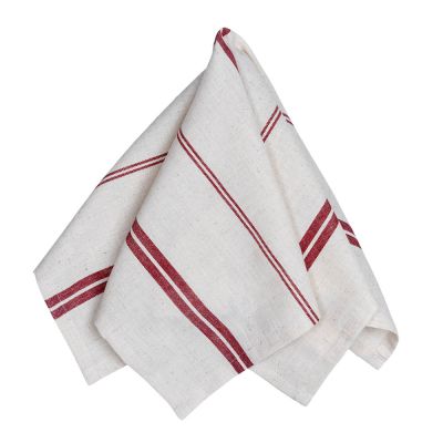 Stiernholm - Elsa Lautasliina 45x45 cm 2 kpl Valkoinen/Punainen