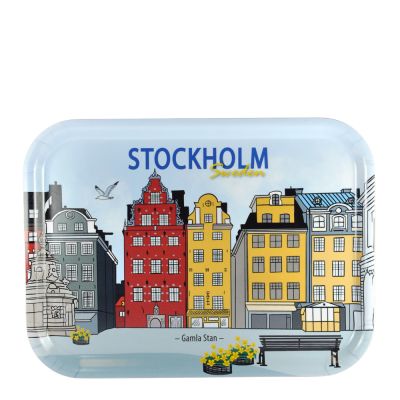 Mellow Design - Tarjotin 27x20 cm Tukholman vanhakaupunki