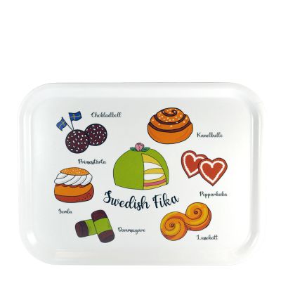 Mellow Design - Tarjotin 27x20 cm Swedish Fika Sweets