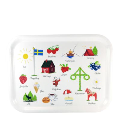Mellow Design - Tarjotin 27x20 cm Ruotsalaiset perinteet