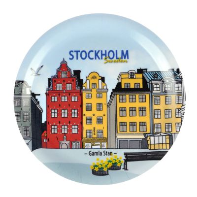 Mellow Design - Lasinalunen reunalla 10 cm Tukholman vanhakaupunki