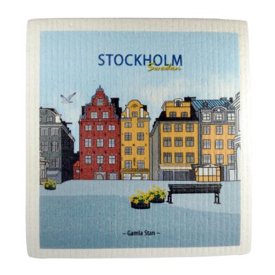 Mellow Design - Tiskirätti 17x20 cm Tukholman vanhakaupunki