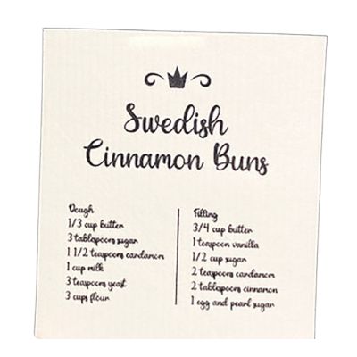 Mellow Design - Tiskirätti 17x20 cm Swedish Cinnamon Buns