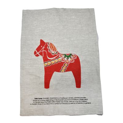 Mellow Design - Keittiöpyyhe 50x70 cm Dalahäst
