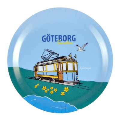 Mellow Design - Lasinalunen 10 cm Göteborg raitiovaunu