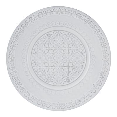 Bordallo Pinheiro - Rua Nova Lautanen 22 cm Antiikinvalkoinen