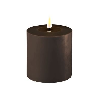 DeluxeHomeart - LED Pöytäkynttilä 10x10 cm Mokka