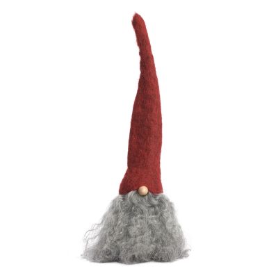 Åsas Tomtebod - Partatonttu Gotland 25 cm Punainen/Harmaa