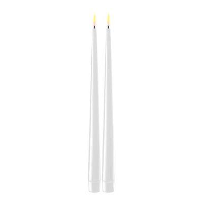 DeluxeHomeart - Real Flame LED Kynttilä 28 cm 2 kpl Valkoinen