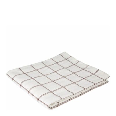 Holmen - Tina Pöytäliina 140x220 cm Valkoinen/Ruskea