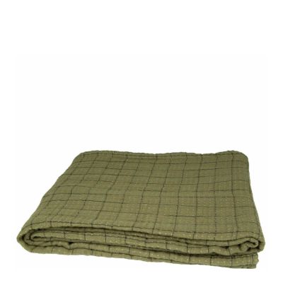 Holmen - Albi Pöytäliina 140x220 cm Vihreä/Musta