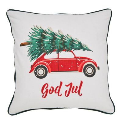 Holmen - Driving Tyynynpäällinen 50x50 cm Kerma/Punainen