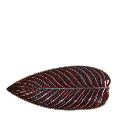 Costa Nova - Riviera Tarjoiluvati Lehti 40x17 cm Punainen/Musta