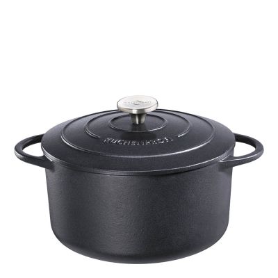 Küchenprofi - Provence Valurautapata 24 cm 4,2 L Musta