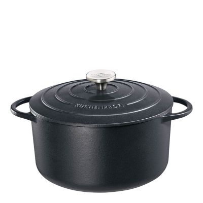 Küchenprofi - Provence Valurautapata 26 cm 5,3 L Musta