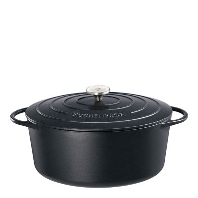 Küchenprofi - Provence Valurautapata 31 cm 6 L Musta