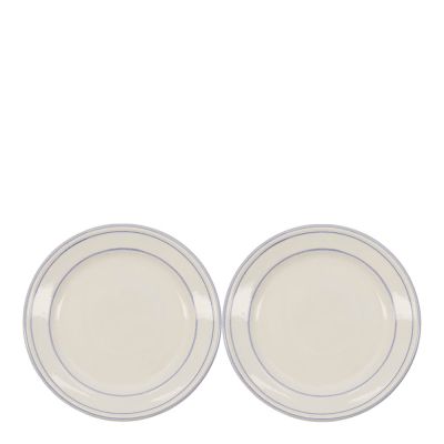 Nicolas Vahé - Bistro Lautanen 21 cm 2 kpl Sininen/Valkoinen