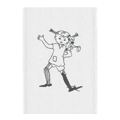 Ekelund - Peppi Pitkätossu Keittiöpyyhe 35x50 cm Pippilotta