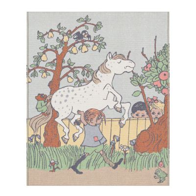 Ekelund - Peppi Pitkätossu Viltti 140x170 cm Päärynähyppy