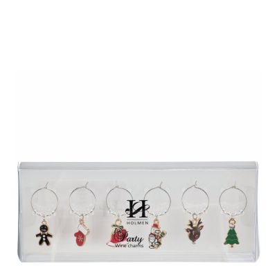 Holmen - Dante Joulukoriste 15,5x6,5x2 cm 6 kpl Monivärinen