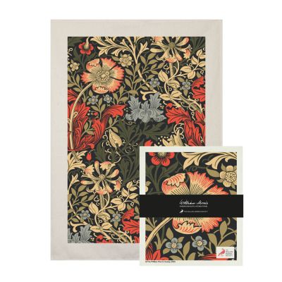 Citronelles - William Morris Käsipyyhe ja tiskirätti Compton Blue