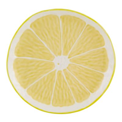 Bordallo Pinheiro - Citron Lautanen 22 cm Sitruunankeltainen