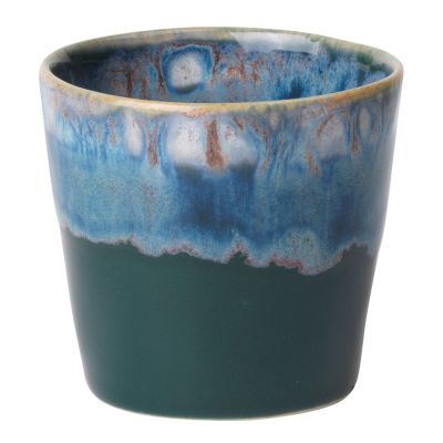 Costa Nova - Gres Espressokuppi 10 cl Tummanvihreä