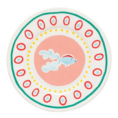 Costa Nova - Bliss Lautanen 22 cm Vaaleanpunainen/Keltainen