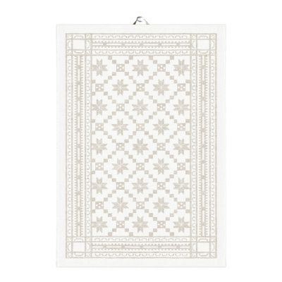 Ekelund - Åttebladrose Käsipyyhe 35x50 cm Beige