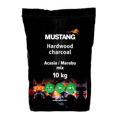 Mustang - Mustang Kovapuu grillihiili 10 kg Akaasia/Marabu
