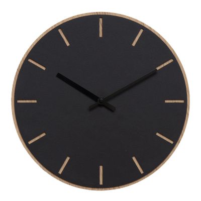 Hemverk - Nero Seinäkello 28 cm Musta/Musta