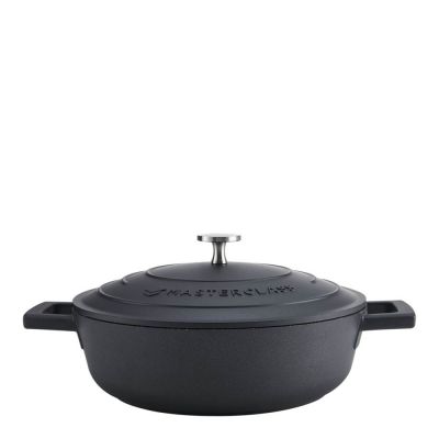 MasterClass - Cast Aluminium Matala pata 2,5 L Musta