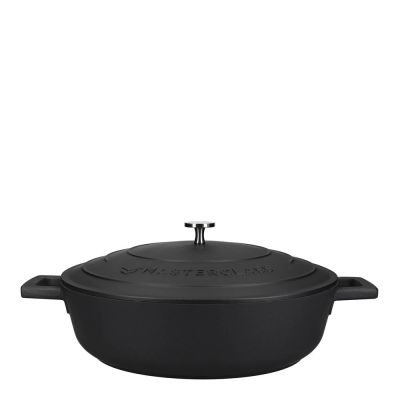 MasterClass - Cast Aluminium Matala pata 4 L Musta