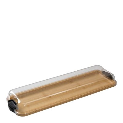 Farberware - Build-a-Board Tarjoiluastia kannella 17,5 x 56 cm Kirkas/Bambu