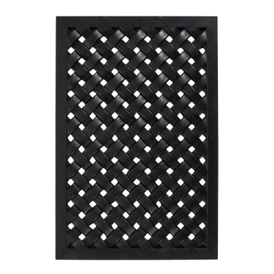 House Doctor - Braid Kynnysmatto 60x40 cm Musta