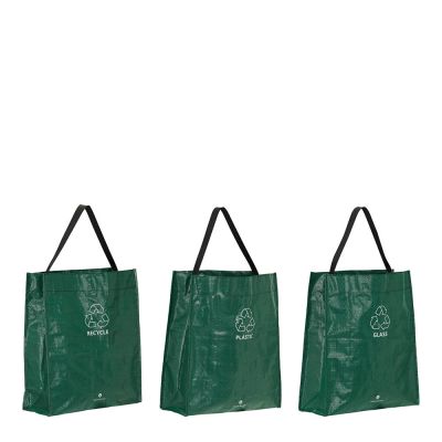 House Doctor - Recycle Lajittelukassi 3 kpl Vihreä