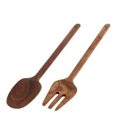 Satake - Salaattiottimet 33 cm 2 osaa Pähkinäpuu