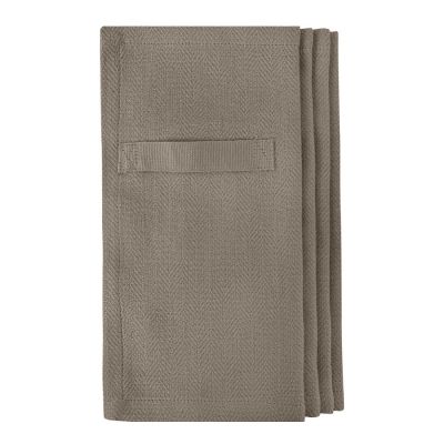 The Organic Company - Puuvillaservetti 20x20 cm 4 kpl Clay